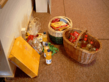 Geschenk und Verpflegung f&uuml;r die Party